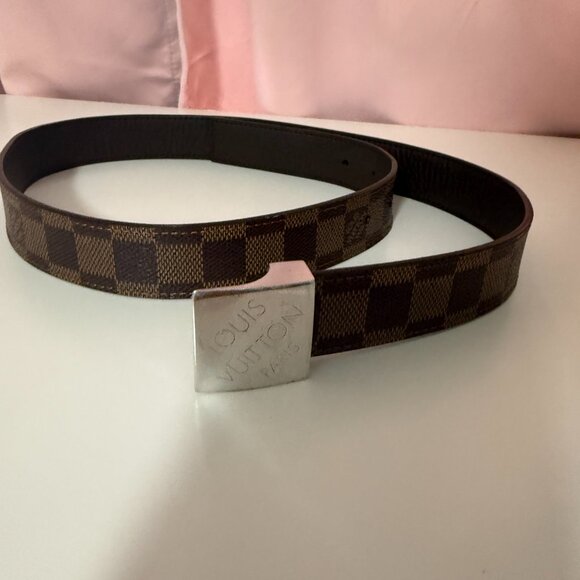 Louis Vuitton Damier Ceinture Carre Belt 85cm 33.5" M6803 LV - Picture 10 of 10
